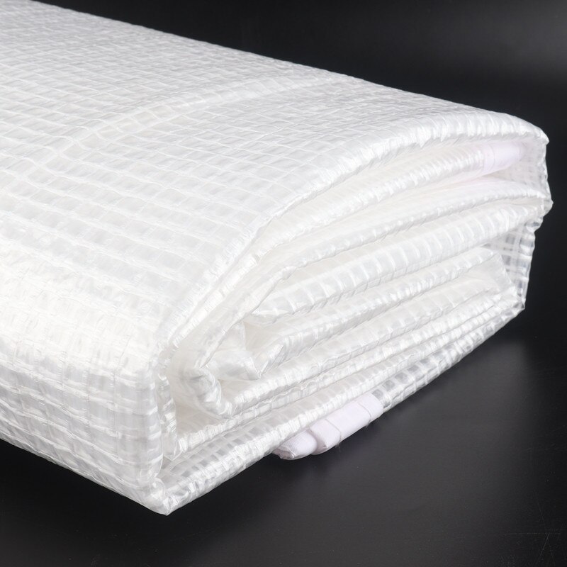 Cheap Goat Tents 0.33mm PE White Mesh Rainproof Cloth Garden Plants Shed Boat Truck Cover Tarpaulin Camping Tent Yard Balcony Waterproof Canopy   